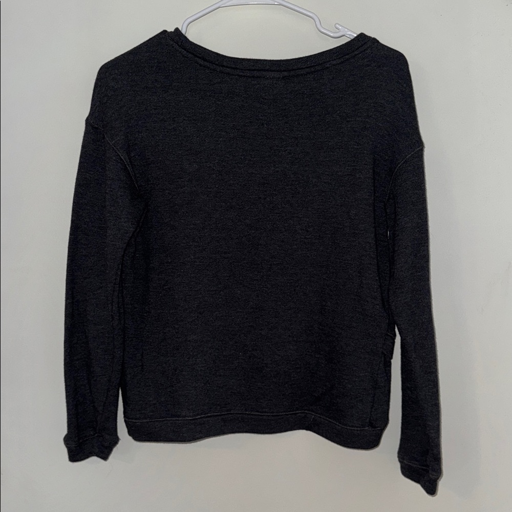 Disney Black Crewneck with Stitch Designs - Picture 3 of 3